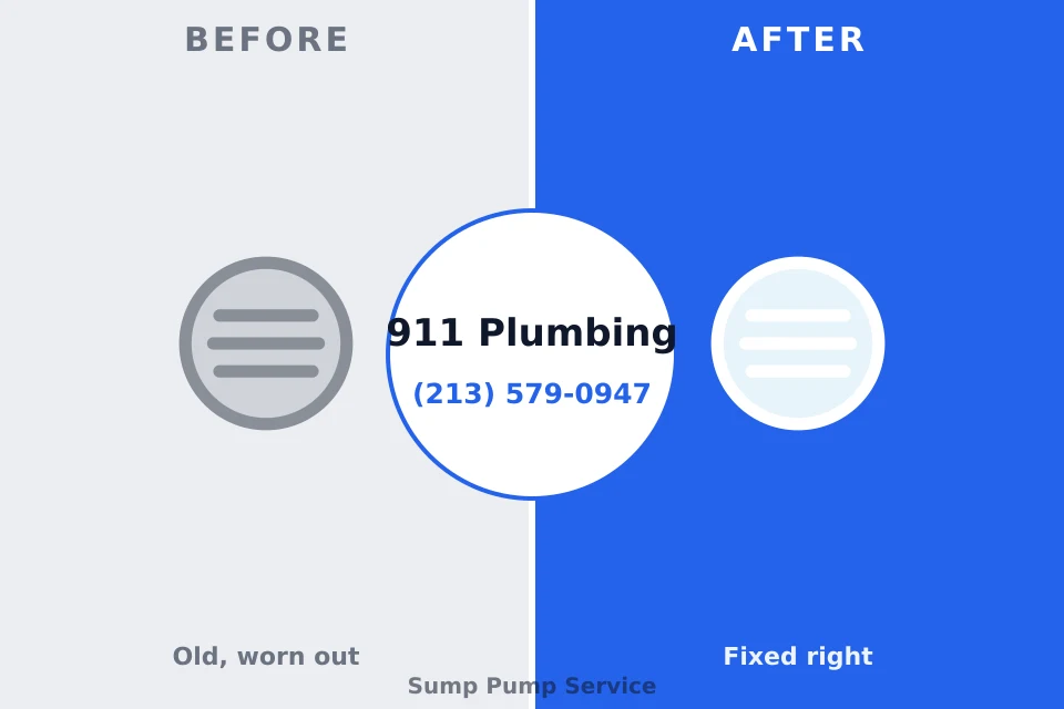 Before and after: plumbing repair Ramblewood, NJ